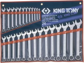 Kép: 26 reszes csillag-villaskulcs keszlet 6-32mm 1226MR.webp