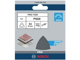 Bosch PRO F355 multicsiszolólap 93 mm, G600
