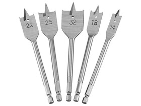 DeWalt 5 részes laposfúró készlet DeWalt 5 részes laposfúró készlet