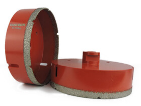Diatech 130 mm M14 gyémántfúrókorona sarokcsiszolóra Diatech 130 mm M14 gyémántfúrókorona sarokcsiszolóra
