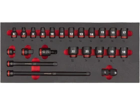 Milwaukee 3/8 inch dugókulcs készlet 23 részes Milwaukee 3/8 inch dugókulcs készlet 23 részes