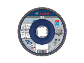 Bosch PRO X571 X-Lock lamellás csiszolótárcsa 125 mm, G40 Bosch PRO X571 X-Lock lamellás csiszolótárcsa 125 mm, G40