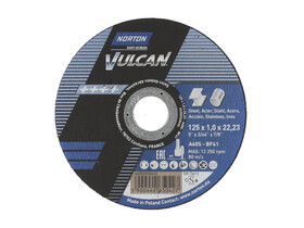 Norton 125 x 22,23 x 1 mm vágókorong Norton 125 x 22,23 x 1 mm vágókorong