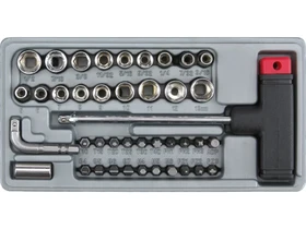 41 reszes T-markolatu csavarhuzo es bitkeszlet Kép: 41 reszes T-markolatu csavarhuzo es bitkeszlet.webp