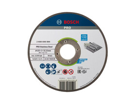 Bosch PRO Stainless Steel vágókorong 125 x 2 x 22,23 mm Bosch PRO Stainless Steel vágókorong 125 x 2 x 22,23 mm
