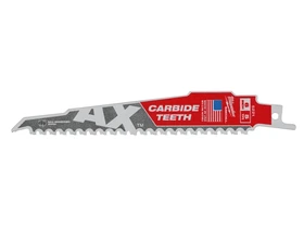 Milwaukee Heavy Duty TCT AX orrfűrészlap speciális felhasználásra szeges fához, 150 mm, 5 TPI