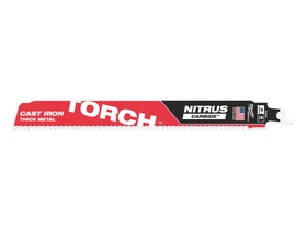 Milwaukee Heavy duty TORCH NITRUS CARBIDE orrfűrészlap fémhez 300 mm, 8 TPI Milwaukee Heavy duty TORCH NITRUS CARBIDE orrfűrészlap fémhez 300 mm, 8 TPI