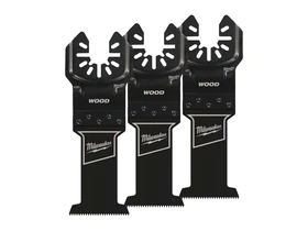 Milwaukee merülőfűrészlap oszcilláló multigéphez fához, 35 mm, 3 db Milwaukee merülőfűrészlap oszcilláló multigéphez fához, 35 mm, 3 db