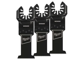 Milwaukee japán fogazású merülőfűrészlap oszcilláló multigéphez fához, 35 mm, 3 db Milwaukee japán fogazású merülőfűrészlap oszcilláló multigéphez fához, 35 mm, 3 db