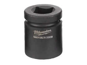 Milwaukee rövid dugókulcs 21 x 28 mm