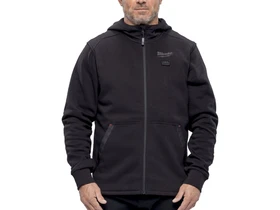 Milwaukee M12 HHBL5-0 fekete kapucnis fűthető pulóver XXXL Milwaukee M12 HHBL5-0 fekete kapucnis fűthető pulóver XXXL