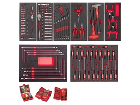 Milwaukee 172 részes, járműipari szerszám készlet habbetétben