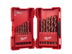 Milwaukee Red Cobalt 19 részes hSS-G fémfúró készlet
