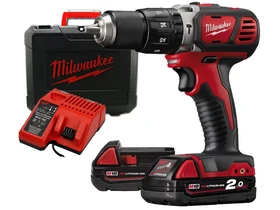 Milwaukee M18 BPD-202C akkus ütvefúró-csavarozó 18 V | 50 Nm | 0 - 13 mm | Szénkefés | 2 x 2 Ah akku + töltő | Kofferben Milwaukee M18 BPD-202C akkus ütvefúró-csavarozó 18 V | 50 Nm | 0 - 13 mm | Szénkefés | 2 x 2 Ah akku + töltő | Kofferben