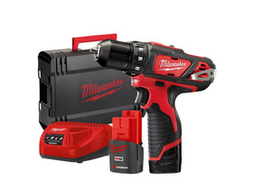 Milwaukee M12BDD-202X akkus fúrócsavarozó tokmányos Milwaukee M12BDD-202X akkus fúrócsavarozó tokmányos
