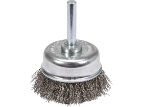 50 mm-es rozsdamentes INOX csesze drotkefe furogephez Kép: 50 mm-es rozsdamentes INOX csesze drotkefe furogephez.webp