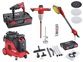 Flex GE 6 R EC + VCE 33 M AC + MXE 1000 WR2 + FHE 2-22 + ADM 30 gépcsomag