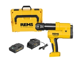 Rems Akku-Press 22V Connected akkus csőprés Standard | 21,6 v | 10 - 110 mm | 32 kN | Szénkefementes | 1 x 2,5 Ah akku + töltő | L-Boxx-ban Rems Akku-Press 22V Connected akkus csőprés Standard | 21,6 v | 10 - 110 mm | 32 kN | Szénkefementes | 1 x 2,5 Ah akku + töltő | L-Boxx-ban