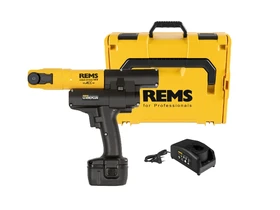 Rems Mini-Press 14V ACC akkus csőprés Compact | 14,4 v | 10 - 40 mm | 22 kN | Szénkefés | 1 x 2,5 Ah akku + töltő | L-Boxx-ban Rems Mini-Press 14V ACC akkus csőprés Compact | 14,4 v | 10 - 40 mm | 22 kN | Szénkefés | 1 x 2,5 Ah akku + töltő | L-Boxx-ban