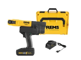 Rems Mini-Press 22V ACC akkus csőprés Compact | 21,6 v | 10 - 40 mm | 22 kN | Szénkefés | 1 x 2,5 Ah akku + töltő | L-Boxx-ban