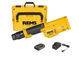 Rems Mini-Press S 22V ACC akkus csőprés Compact | 21,6 v | 10 - 40 mm | 22 kN | Szénkefés | 1 x 2,5 Ah akku + töltő | L-Boxx-ban Rems Mini-Press S 22V ACC akkus csőprés Compact | 21,6 v | 10 - 40 mm | 22 kN | Szénkefés | 1 x 2,5 Ah akku + töltő | L-Boxx-ban
