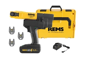 Rems Mini-Press 22V ACC Set V akkus csőprés Compact | 21,6 v | 10 - 40 mm | 22 kN | Szénkefés | 1 x 2,5 Ah akku + töltő | L-Boxx-ban