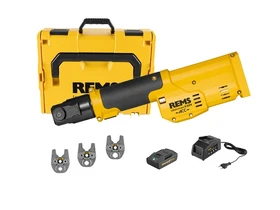 Rems Mini-Press S 22V ACC Set V akkus csőprés Compact | 21,6 v | 10 - 40 mm | 22 kN | Szénkefés | 1 x 2,5 Ah akku + töltő | L-Boxx-ban Rems Mini-Press S 22V ACC Set V akkus csőprés Compact | 21,6 v | 10 - 40 mm | 22 kN | Szénkefés | 1 x 2,5 Ah akku + töltő | L-Boxx-ban