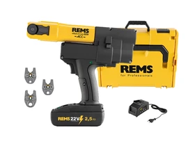 Rems Mini-Press 22V ACC Set U akkus csőprés Compact | 21,6 v | 10 - 40 mm | 22 kN | Szénkefés | 1 x 2,5 Ah akku + töltő | L-Boxx-ban Rems Mini-Press 22V ACC Set U akkus csőprés Compact | 21,6 v | 10 - 40 mm | 22 kN | Szénkefés | 1 x 2,5 Ah akku + töltő | L-Boxx-ban