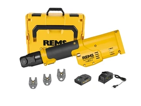 Rems Mini-Press S 22V ACC Set U akkus csőprés Compact | 22 v | 10 - 40 mm | 22 kN | Szénkefés | 1 x 2,5 Ah akku + töltő | L-Boxx-ban