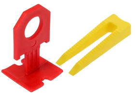 Vorel ékes lapszintező készlet 3 mm 50 + 50 db