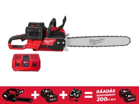 Milwaukee M18F2CHS50-802 akkus láncfűrész 18 V | 482 mm | Szénkefementes | 2 x 8 Ah akku + töltő