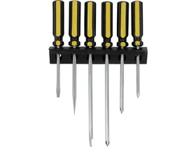 6 reszes csavarhuzo keszlet akasztos tartoval Kép: 6 reszes csavarhuzo keszlet akasztos tartoval.webp