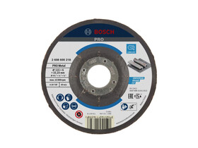 Bosch PRO Metal csiszolótárcsa 115 x 6 x 22,23 mm Bosch PRO Metal csiszolótárcsa 115 x 6 x 22,23 mm