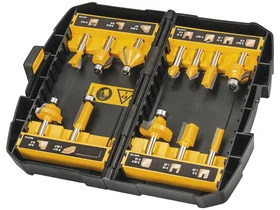 DeWalt felsőmaró kés készlet 12 db DeWalt felsőmaró kés készlet 12 db
