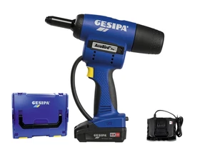 Gesipa AccuBird Pro akkus popszegecselő 2Ah + töltő Gesipa AccuBird Pro akkus popszegecselő 2Ah + töltő