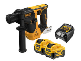 DeWalt DCH072P2-QW akkus fúrókalapács 12 V | 1,1 J | Betonban 14 mm | 1,7 kg | Szénkefementes | 2 x 5 Ah akku + töltő | Kartondobozban DeWalt DCH072P2-QW akkus fúrókalapács 12 V | 1,1 J | Betonban 14 mm | 1,7 kg | Szénkefementes | 2 x 5 Ah akku + töltő | Kartondobozban