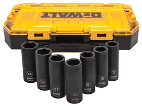 DeWalt dugókulcs készlet 1/2 inch 7 db DeWalt dugókulcs készlet 1/2 inch 7 db