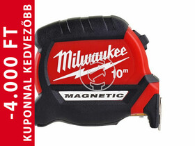 Milwaukee prémium 10 m/27 mm-es mágneses mérőszalag