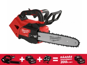 Milwaukee M18FTHCHS35-0 akkus láncfűrész 18 V | 350 mm | Szénkefementes | Akku és töltő nélkül Milwaukee M18FTHCHS35-0 akkus láncfűrész 18 V | 350 mm | Szénkefementes | Akku és töltő nélkül