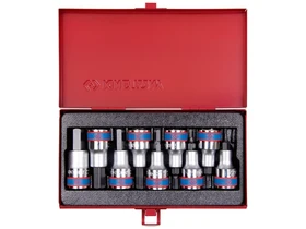 9 reszes 12 -os hatszog bitfejkeszlet L55mm 4110PR Kép: 9 reszes 12 -os hatszog bitfejkeszlet L55mm 4110PR.webp