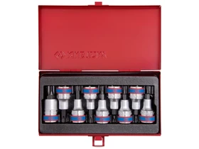 9 reszes 12 -os torx bitfej keszlet L55mm 4109PR Kép: 9 reszes 12 -os torx bitfej keszlet L55mm 4109PR.webp