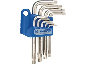 9 reszes torxvegu furatos imbuszkulcs keszlet 20409PR Kép: 9 reszes torxvegu furatos imbuszkulcs keszlet 20409PR.webp