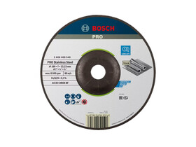 Bosch PRO Stainless Steel csiszolótárcsa 180 x 6 x 22,23 mm Bosch PRO Stainless Steel csiszolótárcsa 180 x 6 x 22,23 mm