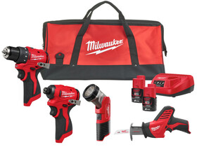 Milwaukee M12BLPP4A-202B akkus gép szett Milwaukee M12BLPP4A-202B akkus gép szett