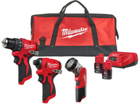 Milwaukee M12BLPP3A-202B akkus gép szett Milwaukee M12BLPP3A-202B akkus gép szett