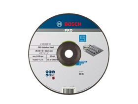 Bosch PRO Stainless Steel csiszolótárcsa 230 x 6 x 22,23 mm Bosch PRO Stainless Steel csiszolótárcsa 230 x 6 x 22,23 mm