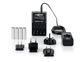 Ansmann ceruzaakkumulátor és töltő szett 4 db Ni-MH AA Ansmann ceruzaakkumulátor és töltő szett 4 db Ni-MH AA