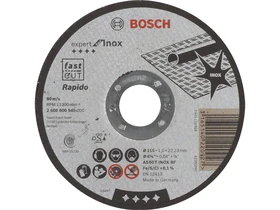 Bosch AS 60 T INOX BF Rapido vágókorong 115 mm Bosch AS 60 T INOX BF Rapido vágókorong 115 mm