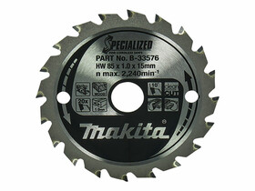 Makita körfűrészlap fához 85x15mm Z20 Makita körfűrészlap fához 85x15mm Z20
