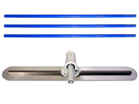 Beton Trowel kézi betonlehúzólap betonsimításhoz acél, 90cm Beton Trowel kézi betonlehúzólap betonsimításhoz acél, 90cm